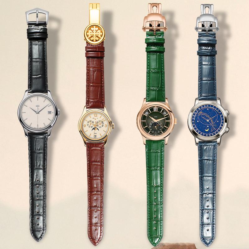 Patek Philippe Watch Calatrava - High-quality top-grain cowhide watch strap For