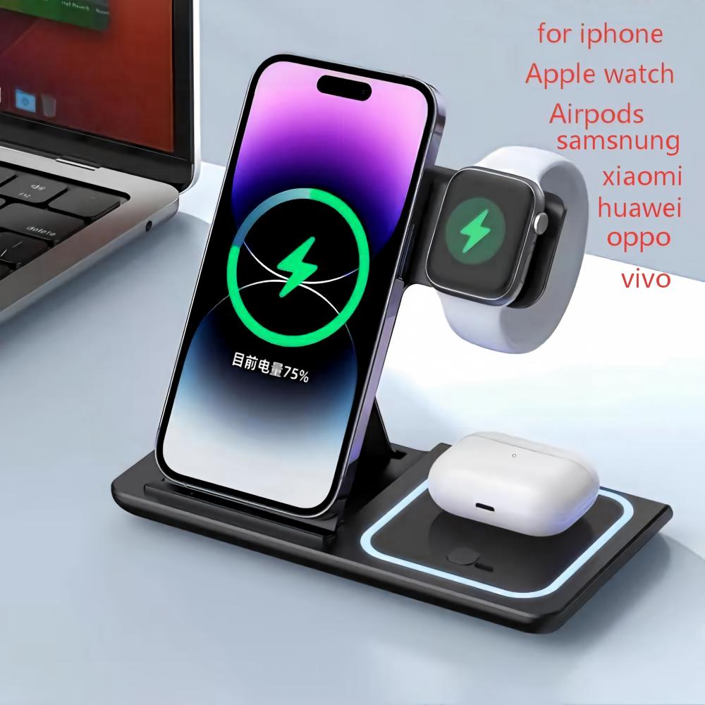 Smartwatch Watches Xiaomi - Wireless Charger Holder Stand 3 in