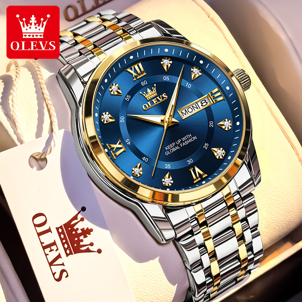 Smartwatch Watches For Men Brands - OLEVS Brand Fashion men's watches stainless
