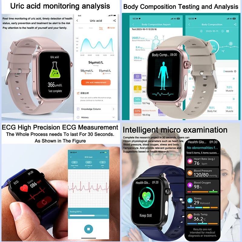 2025 New For XIAOM1 ECG+PPG Bl - Smartwatch Health Watches For Women 评论和价格