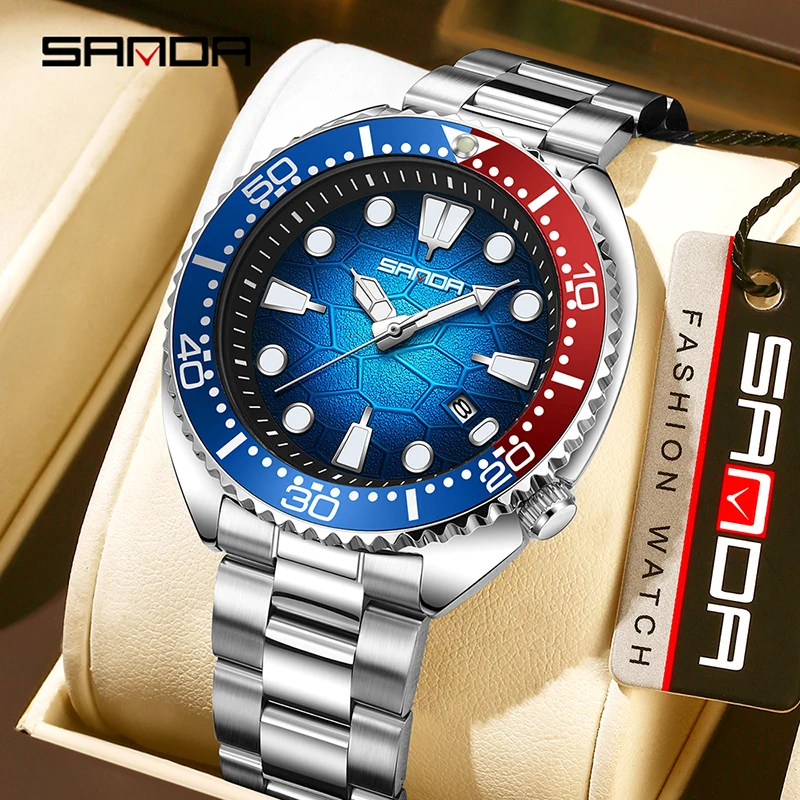 SANDA Classic Business Men's Q - Smartwatch Casual Watches For Men 评论和价格