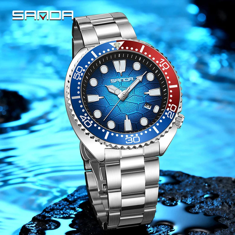 SANDA Classic Business Men's Q - Smartwatch Casual Watches For Men 评论和价格