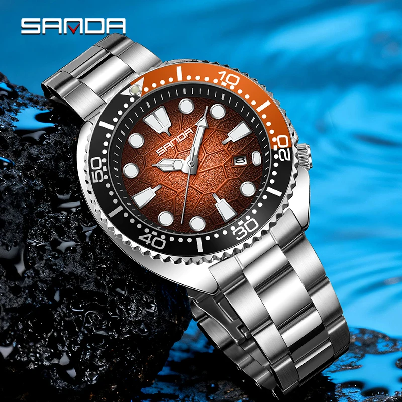 SANDA Classic Business Men's Q - Smartwatch Casual Watches For Men 评论和价格