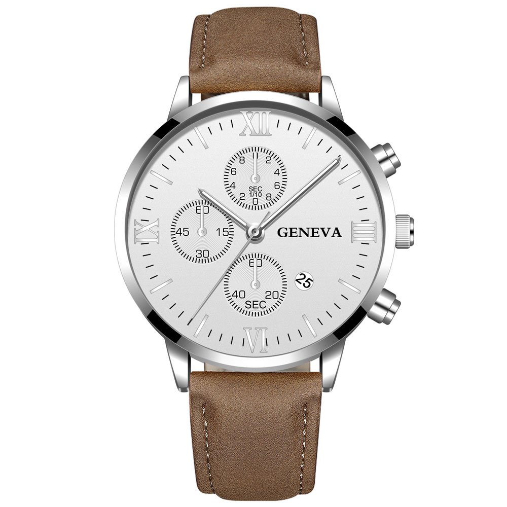 Geneva Fashion  Men Date Alloy - Smartwatch Watches For Men Brands 评论和价格