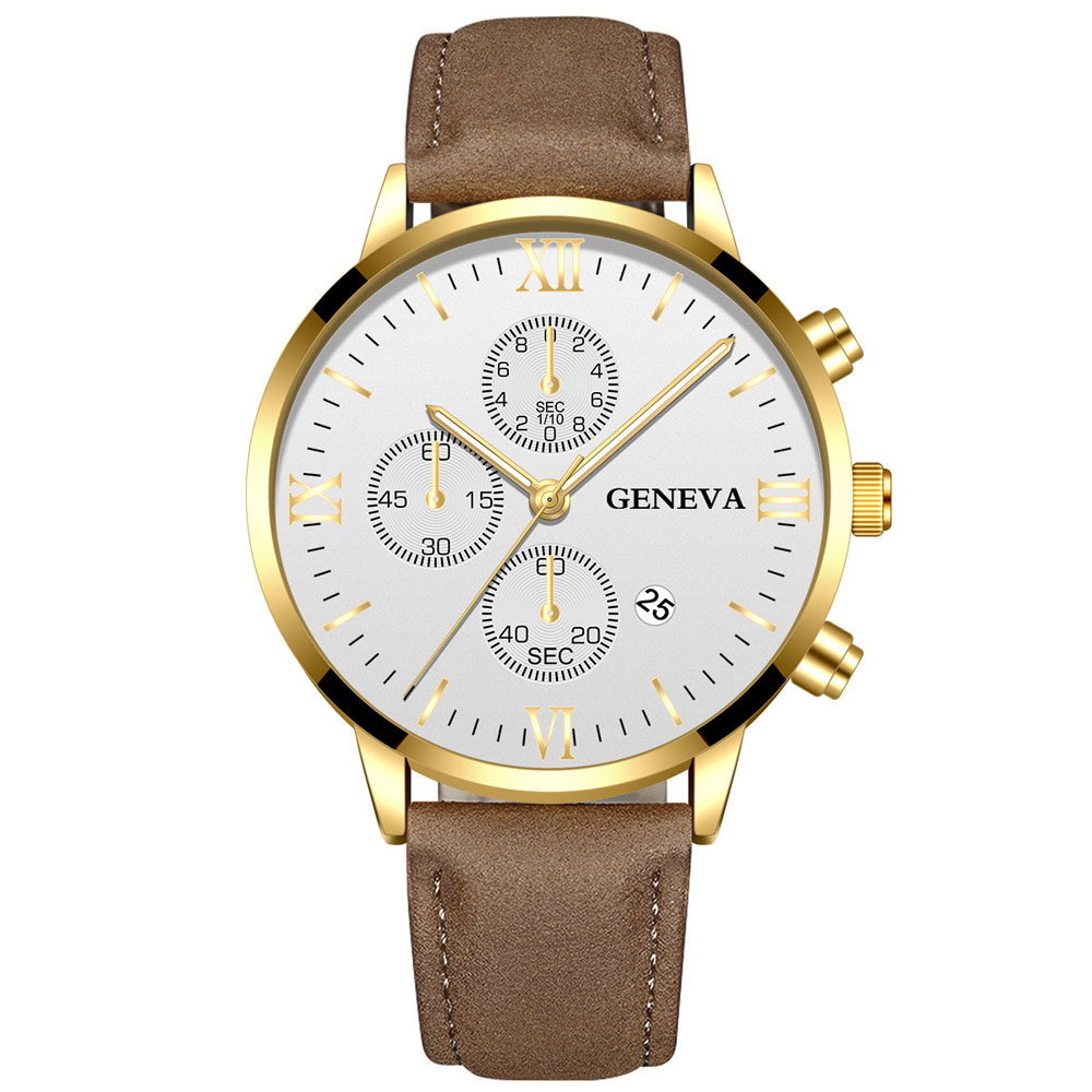 Geneva Fashion  Men Date Alloy - Smartwatch Watches For Men Brands 评论和价格