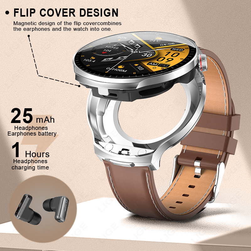 NEW Smart Watch Earphone Men T - Smartwatch Noise Watches 评论和价格