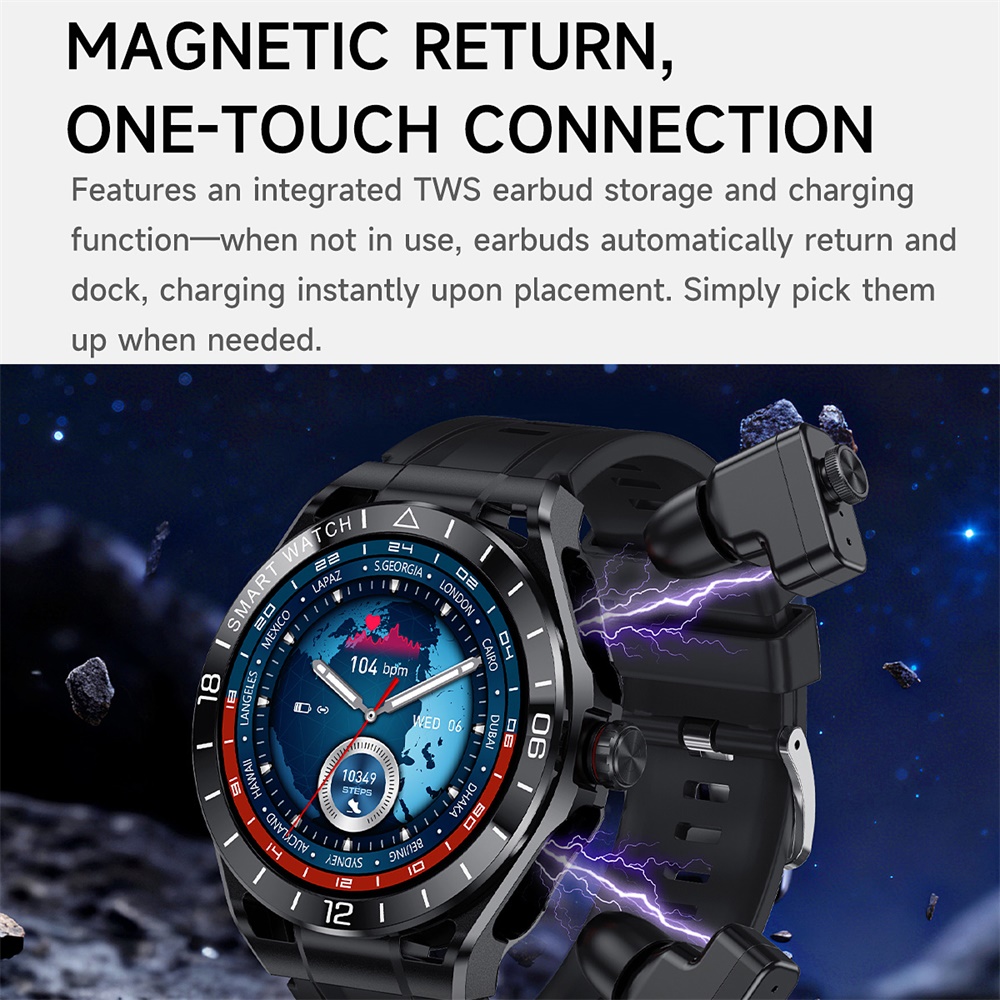 Smart Watch 2 In 1 Blue Tooth  - Smartwatch Noise Watches 评论和价格