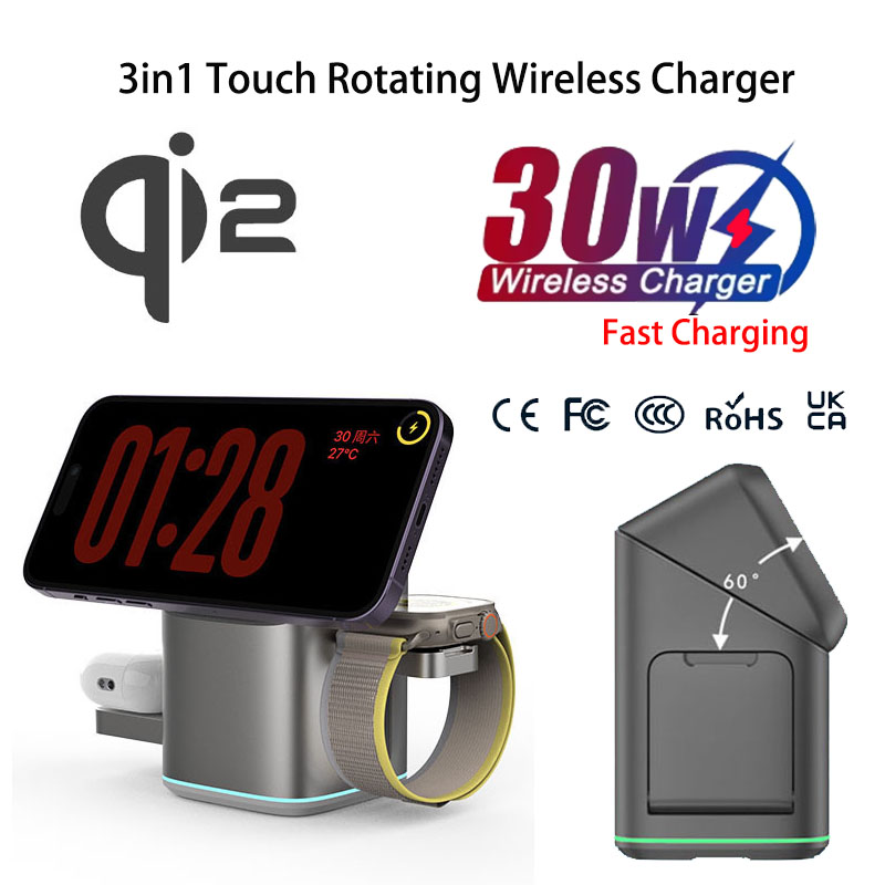 Praiser 25W Qi2 Foldable Touch - Smartwatch Watches Xiaomi 评论和价格