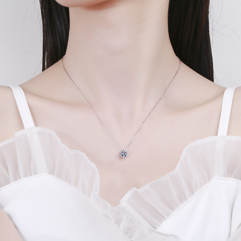 Silver 925 6 Prong Moissanite  - Vs Smartwatch 评论和价格