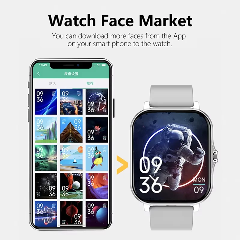 Lenovo 1.83 Waterproof Sport S - Smartwatch Health Watches For Women 评论和价格