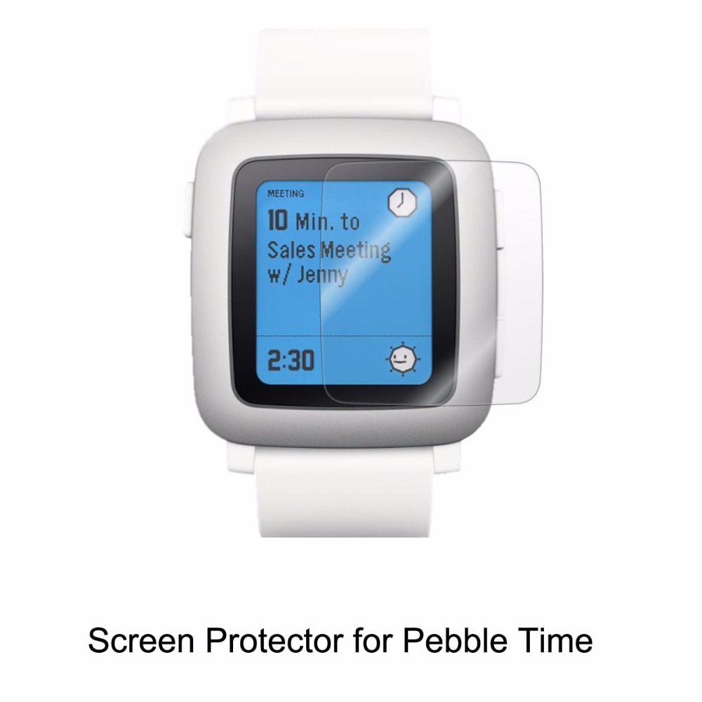 6* Clear LCD PET Film Anti-Scr - Smartwatch Pebble Watches 评论和价格
