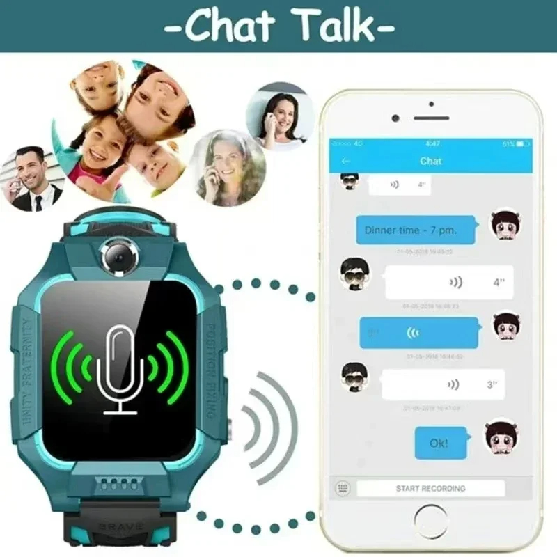 Lenovo 5G Kids Smart Watch Gif - Smartwatch Watches For Kid Boy 评论和价格