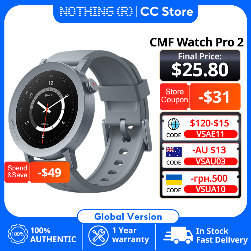 Global Version Nothing CMF Wat - Smartwatch Noise Watches 评论和价格