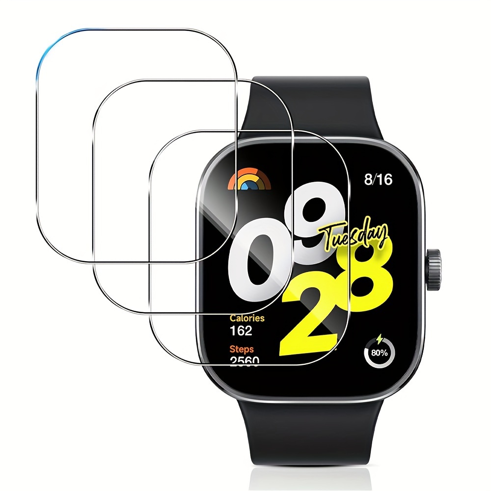 3-5Pcs Premium Tempered Glass  - Smartwatch Watches Xiaomi 评论和价格