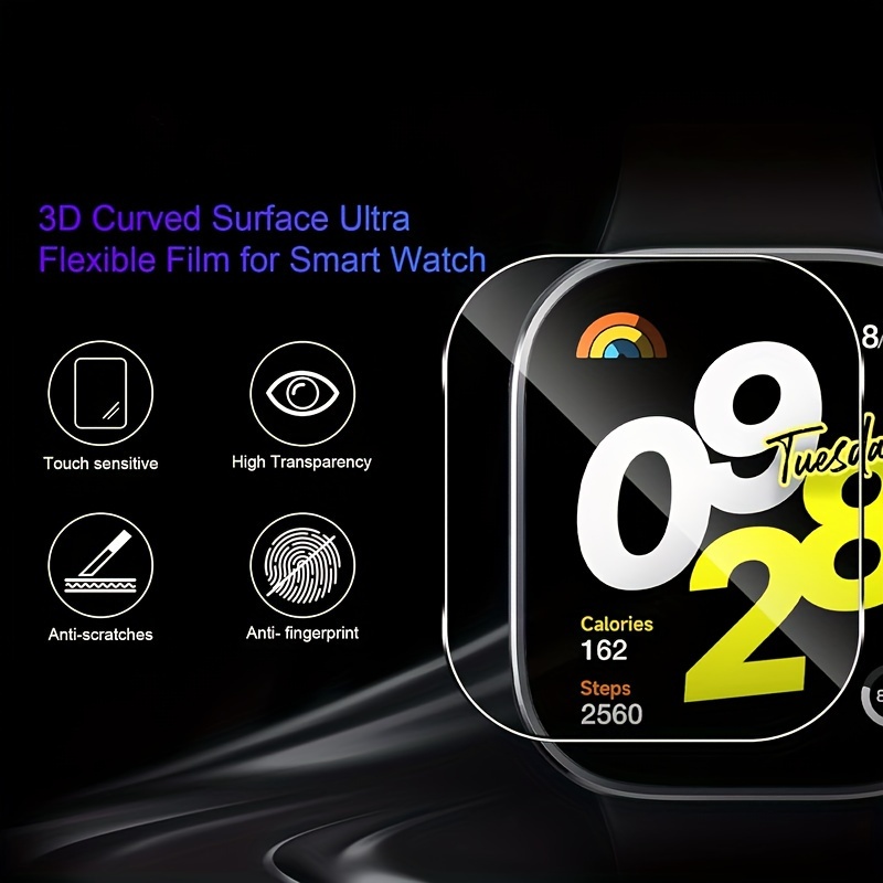 3-5Pcs Premium Tempered Glass  - Smartwatch Watches Xiaomi 评论和价格