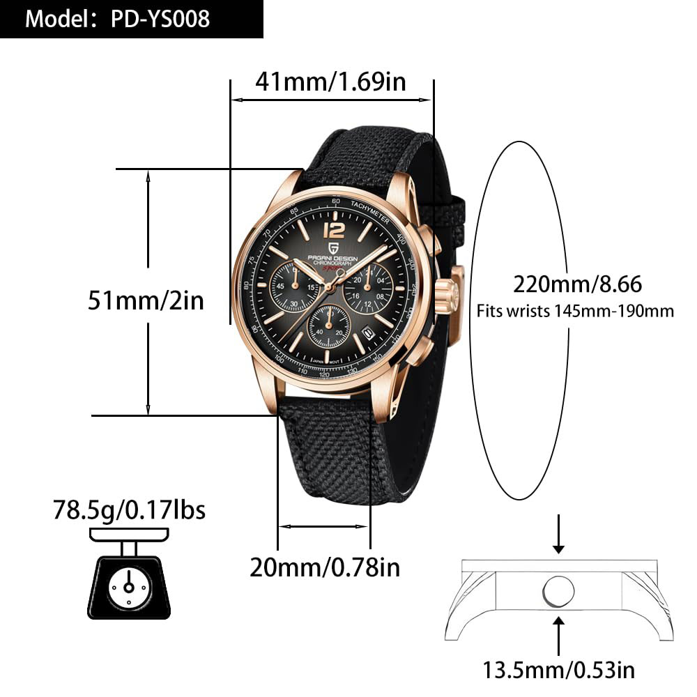 PAGANI DESIGN New Mens Watch 4 - Smartwatch Watches For Men Brands 评论和价格
