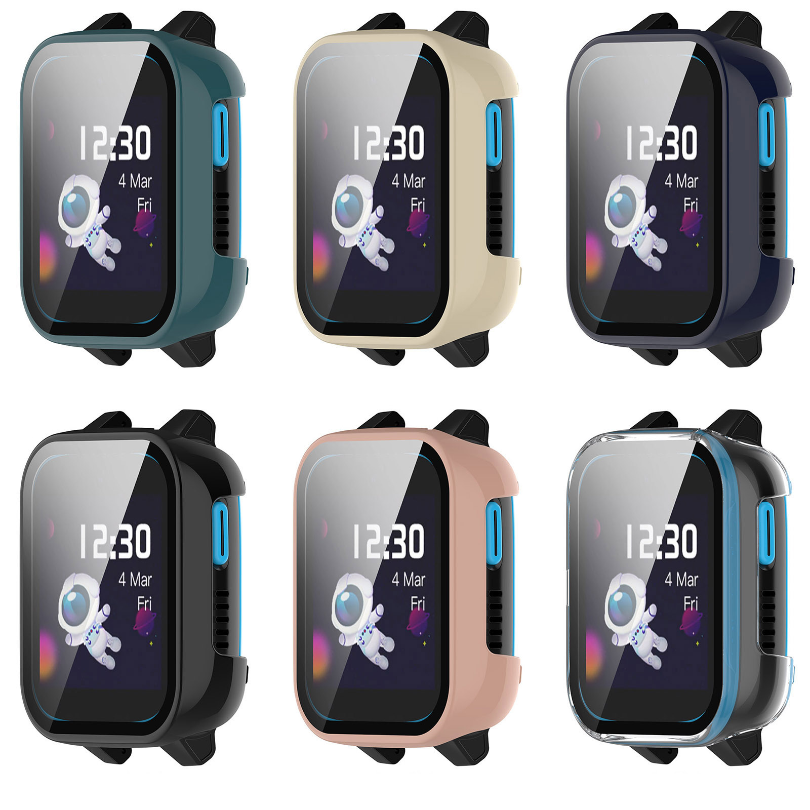 Hard Edge Shell Glass Screen P - Smartwatch Watches Kids 评论和价格