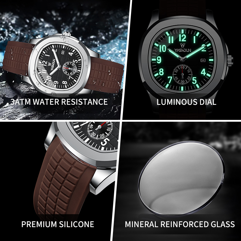 Brand Sport Men‘s Watches Busi - Smartwatch Casual Watches For Men 评论和价格