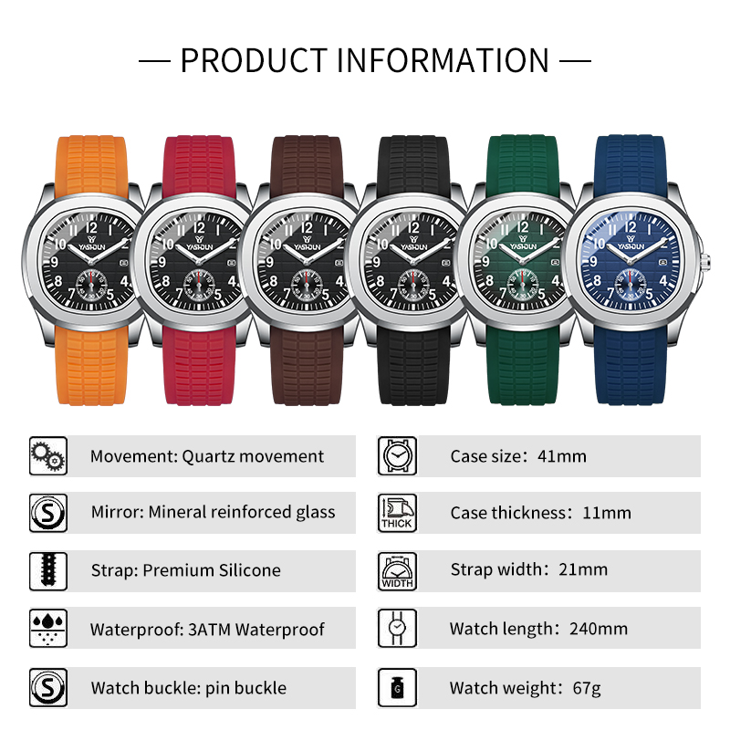Brand Sport Men‘s Watches Busi - Smartwatch Casual Watches For Men 评论和价格