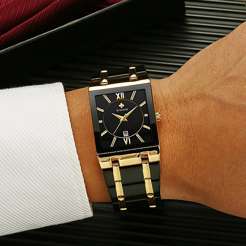 WWOOR Brand Luxury Gold Bracel - Smartwatch Watches For Men Brands 评论和价格