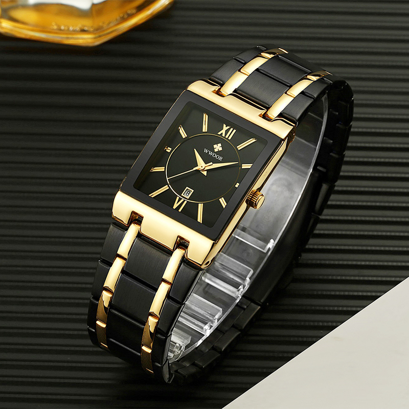 WWOOR Brand Luxury Gold Bracel - Smartwatch Watches For Men Brands 评论和价格