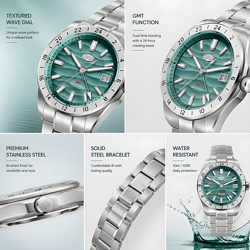 HEROFORCE New Waterproof Lumin - Smartwatch Casual Watches For Men 评论和价格